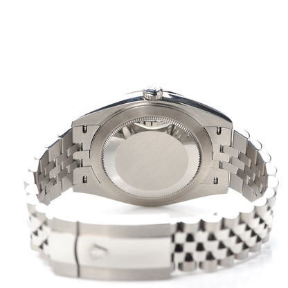 Rolex Stainless Steel 18K White Gold 41mm Oyster Perpetual Datejust Watch Silver 126334 4 of 5