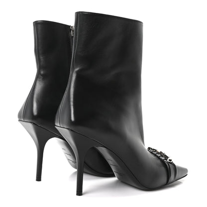 Givenchy Smooth Calfskin 4G Square Toe Boots 40.5 Black 5 of 9
