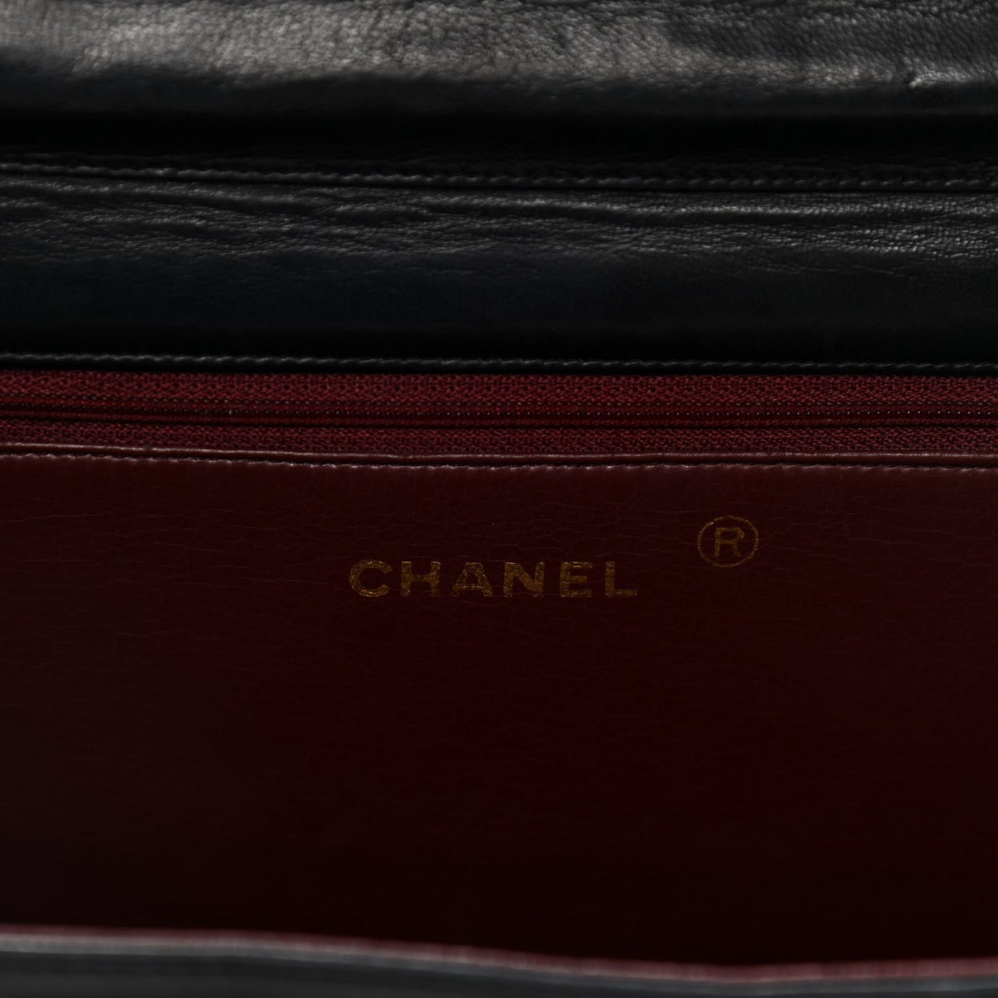 Lambskin Quilted Small Single Flap Black