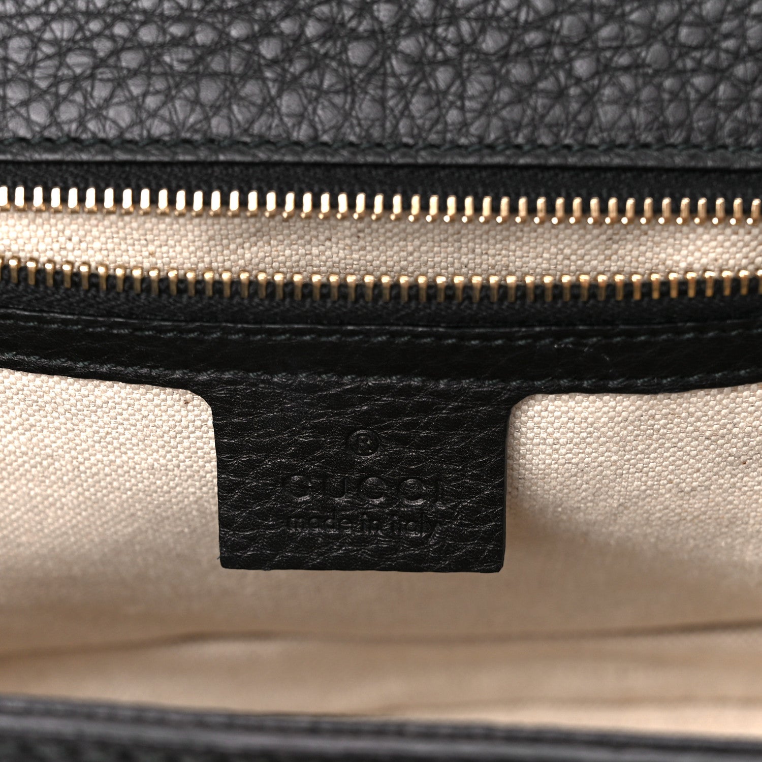 Gucci Calfskin Medium New Bamboo Top Handle Bag Black 7 of 15