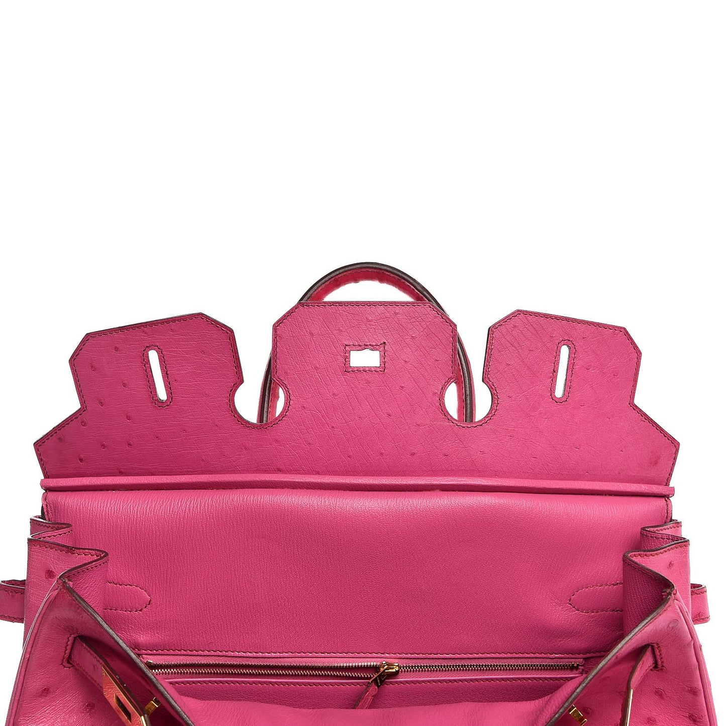 Ostrich Birkin 35 Fuchsia