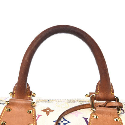 Louis Vuitton Monogram Multicolor Speedy 30 White 7 of 14