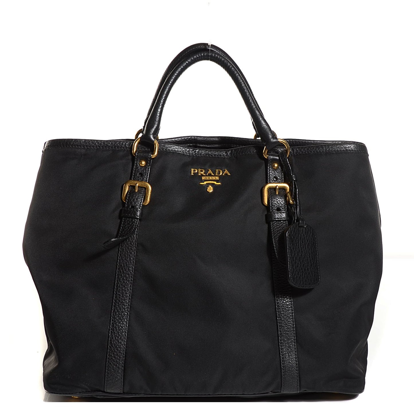 Tessuto Nylon Tote Nero Black