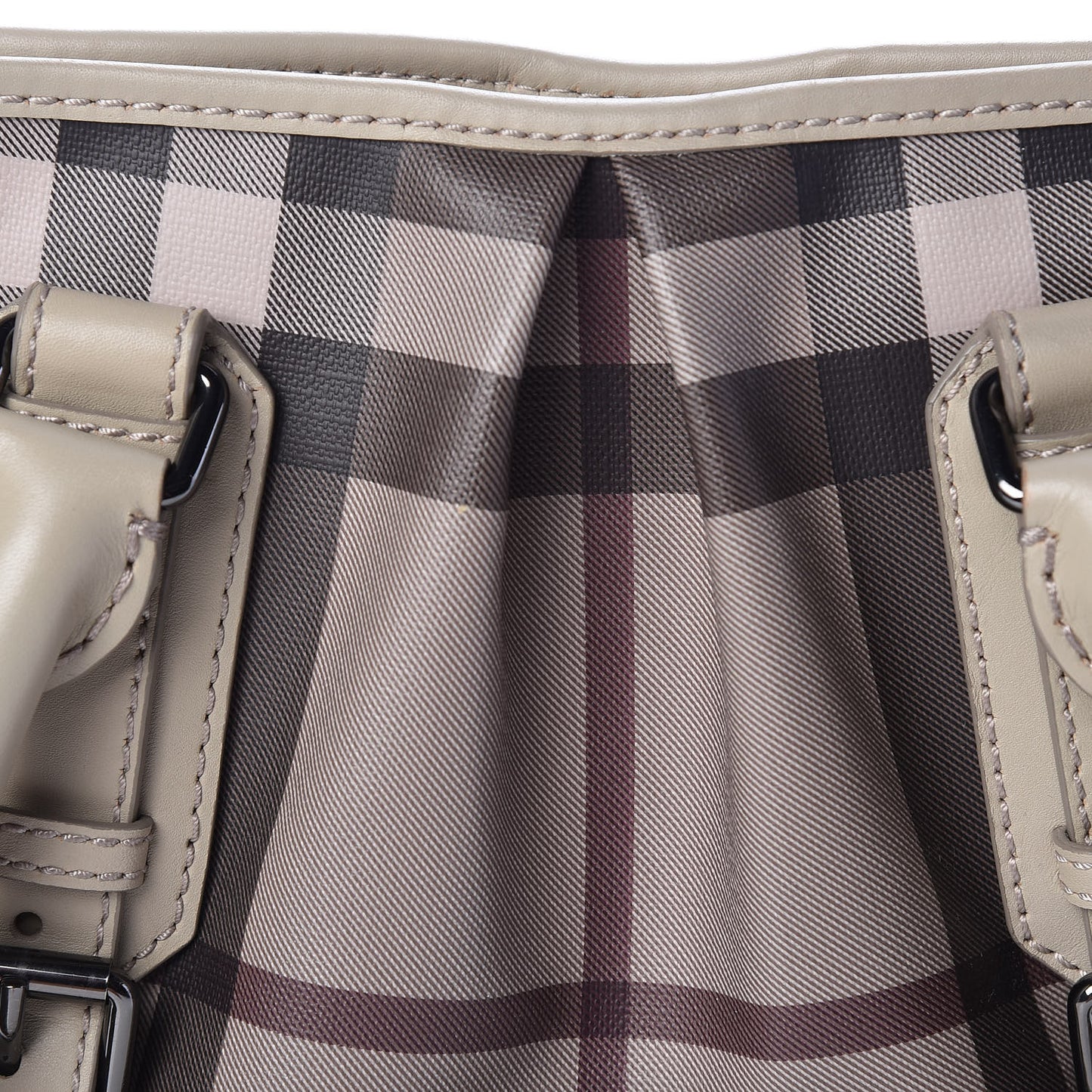 Smoked Check Small Northfield Tote Trench