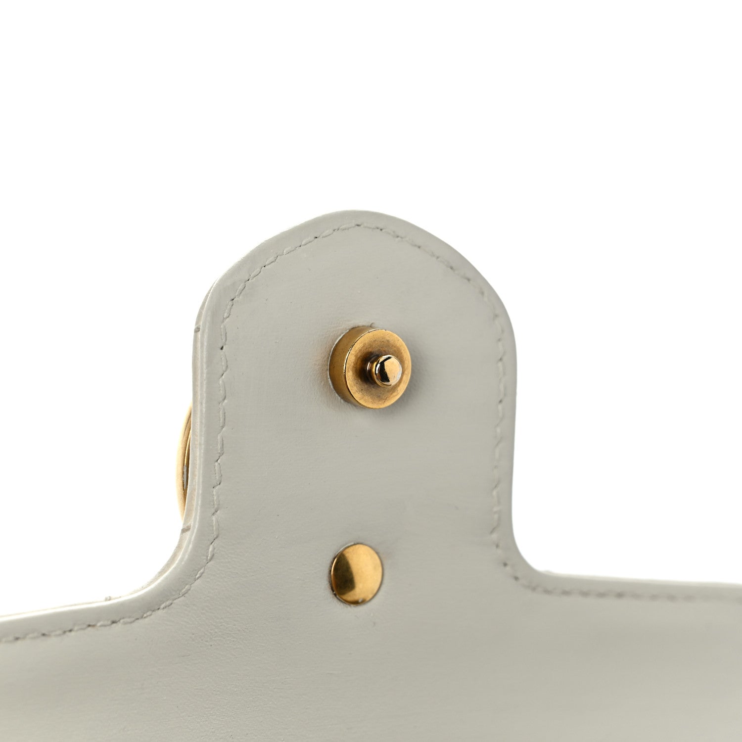 Gucci Calfskin Matelasse Super Mini GG Marmont Shoulder Bag White 12 of 12