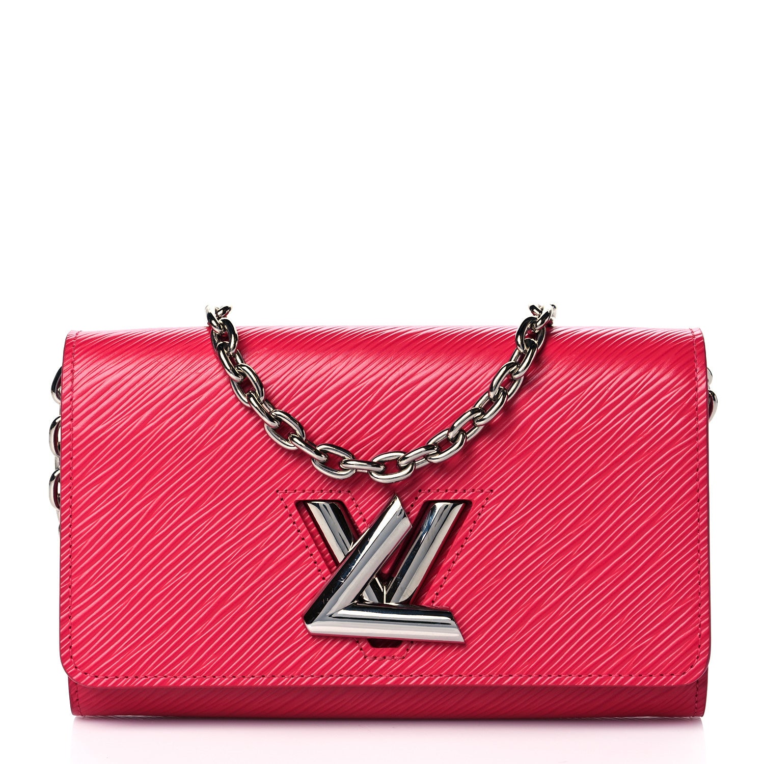 Louis Vuitton Epi Twist Chain Wallet Hot Pink 1 of 9