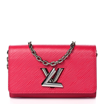 Louis Vuitton Epi Twist Chain Wallet Hot Pink 1 of 9