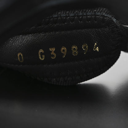 Chanel Fabric Metal CC Logo Flat Sandals 36.5 Black 9 of 13