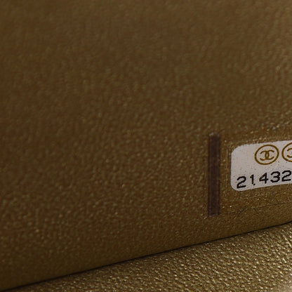 Chanel Metallic Caviar Quilted Mini Square Flap Gold 7 of 9