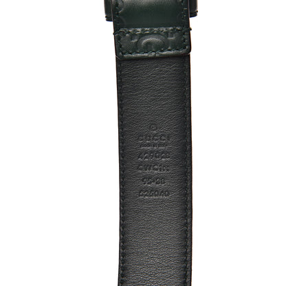 Gucci Guccissima Signature 30mm Belt 95 38 Verde 6 of 6