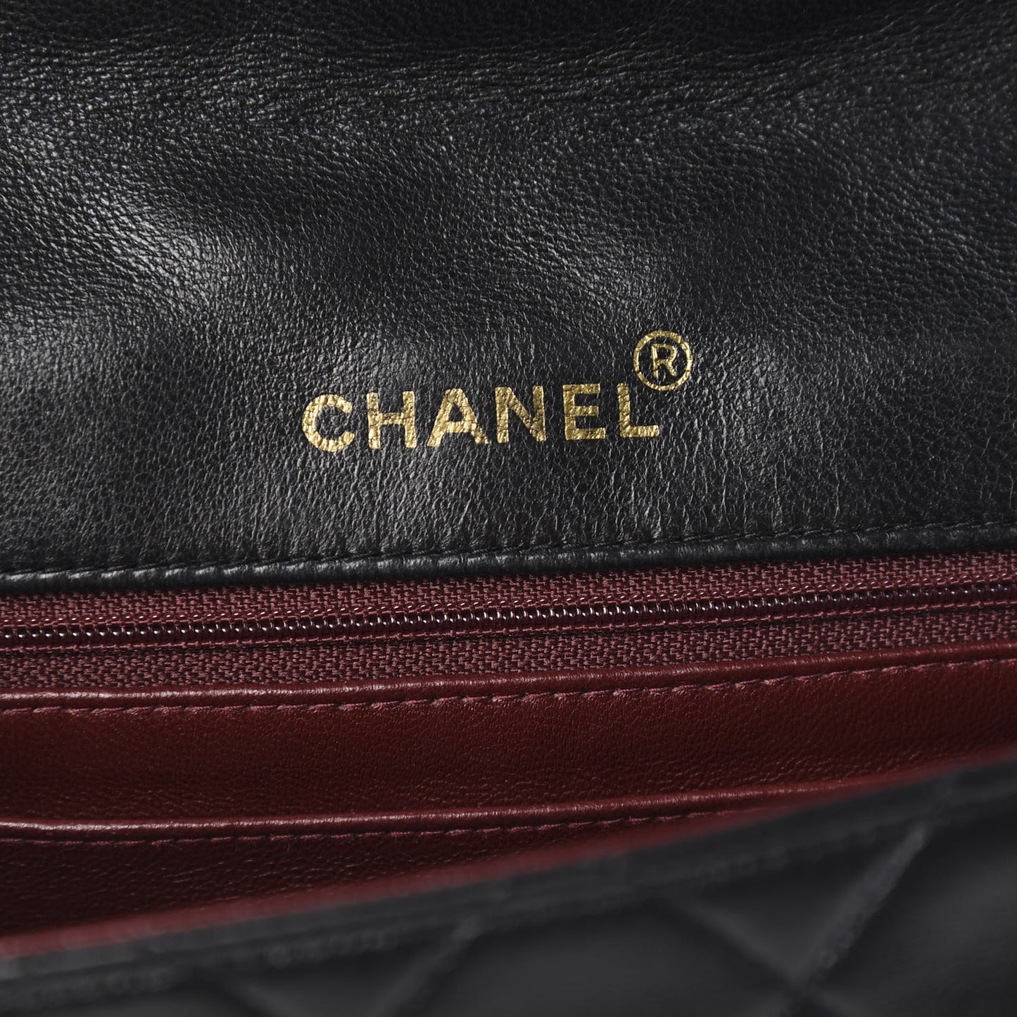 Lambskin Quilted Medium Single Flap Black