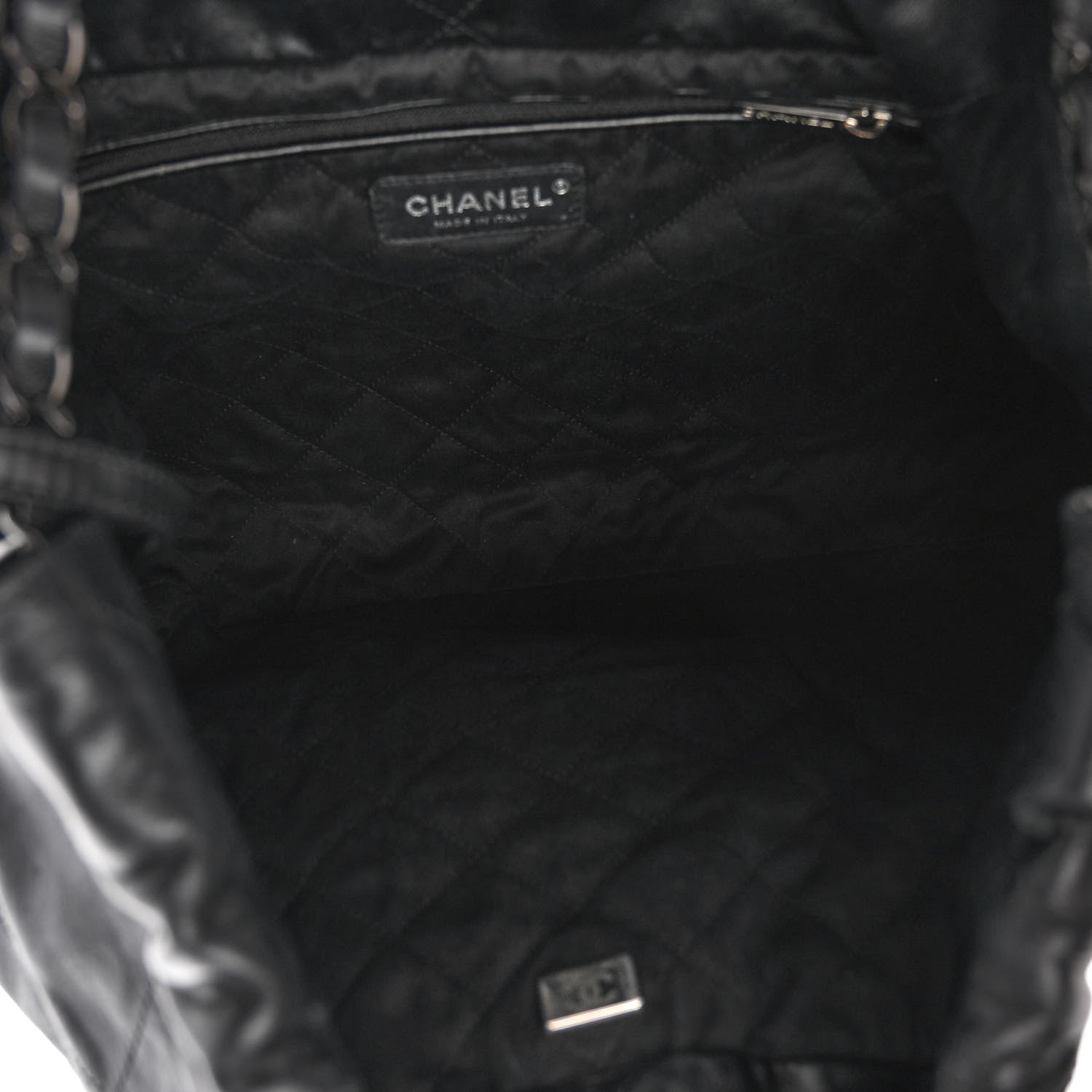 Chanel Shiny Calfskin Quilted Chanel 22 So Black 6 of 11