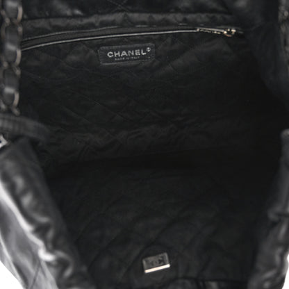 Chanel Shiny Calfskin Quilted Chanel 22 So Black 6 of 11
