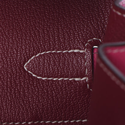 Hermes Epsom Candy Birkin 35 Rose Tyrien Rubis 23 of 33
