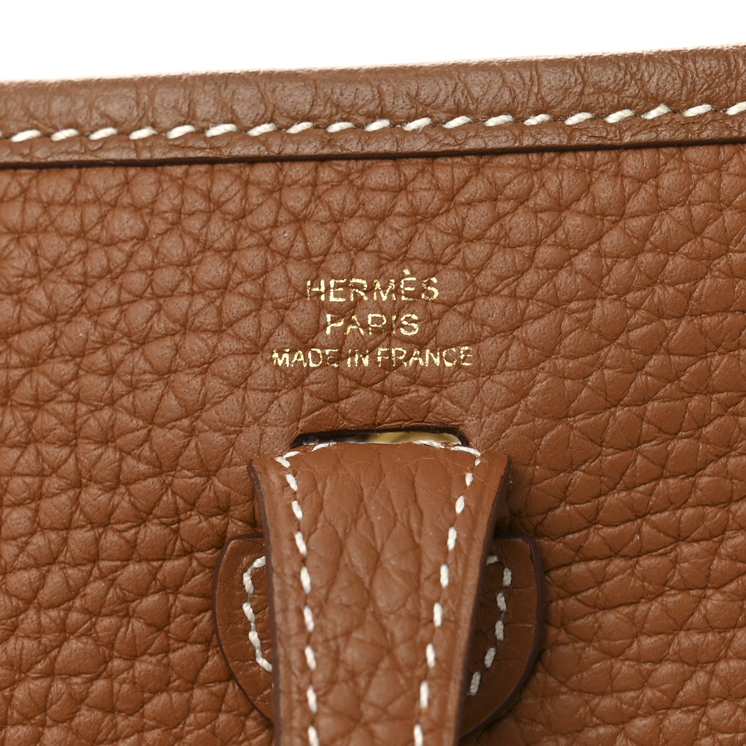 Hermes Taurillon Maurice Amazone Evelyne TPM Gold White 6 of 11