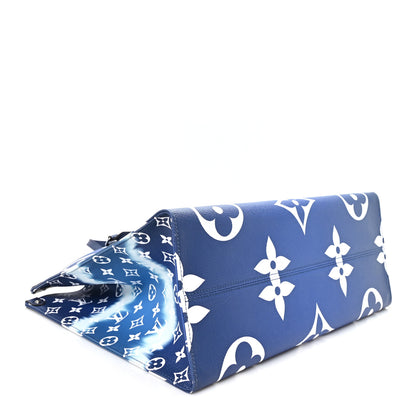 Louis Vuitton Monogram Escale Onthego GM Blue 4 of 10