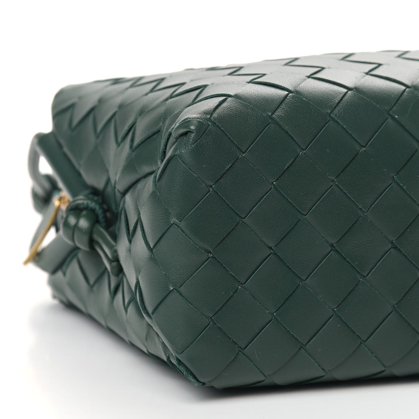 Nappa Intrecciato Small Loop Camera Bag Raintree