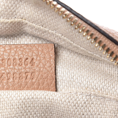Gucci Pebbled Calfskin Small Soho Disco Bag Rose Beige 7 of 12