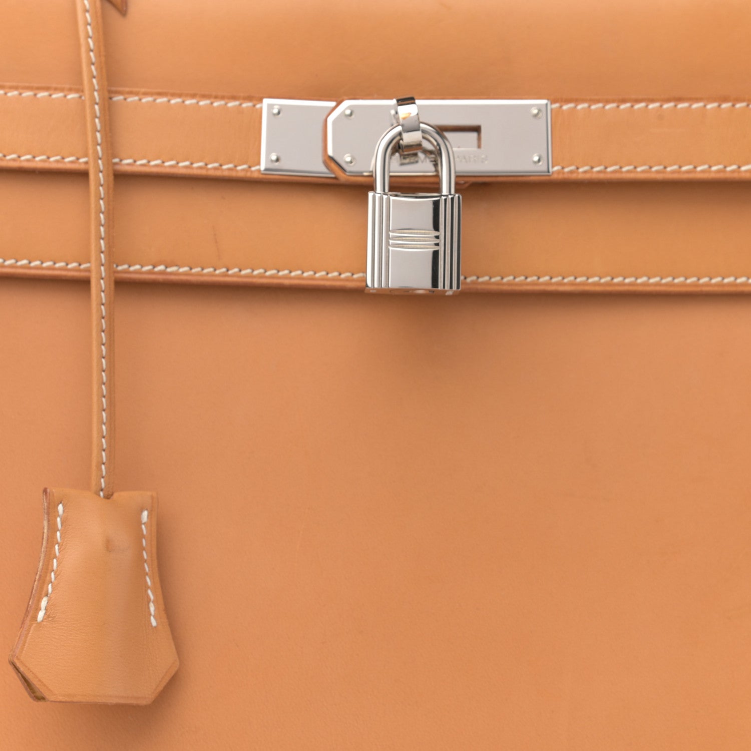 Hermes Vache Natural Kelly Sellier 35 8 of 16