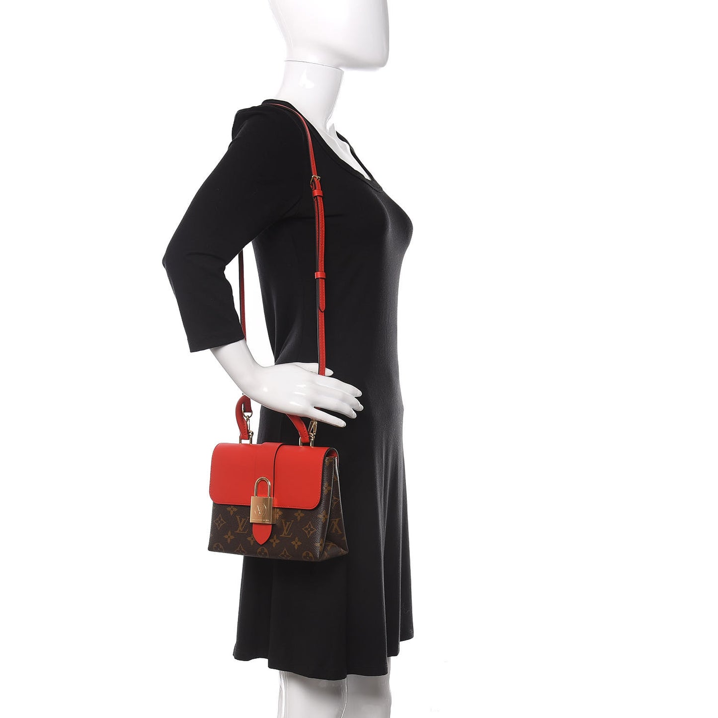 Monogram Locky BB Coquelicot