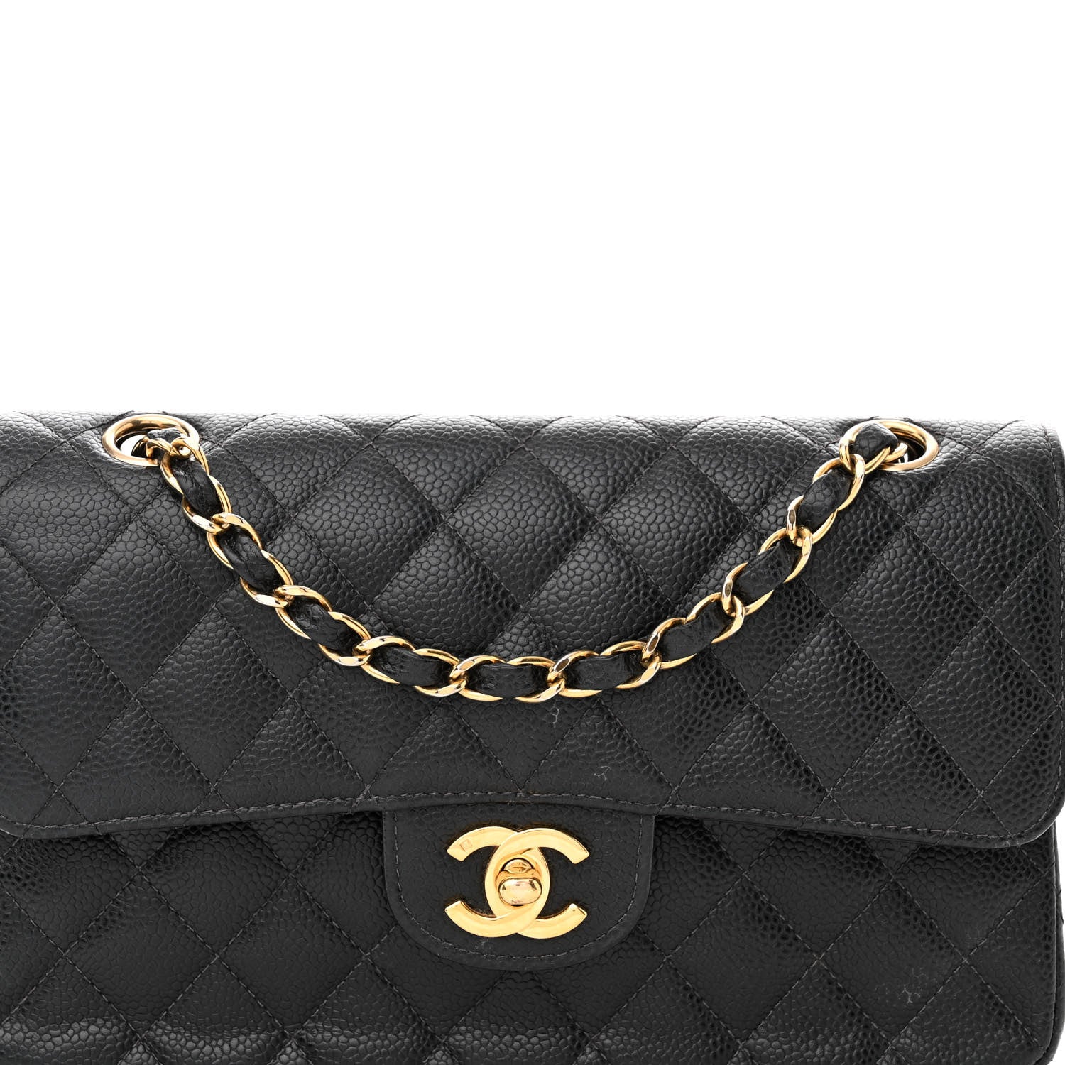 Chanel Caviar Quilted Small Double Flap Black 8 of 16