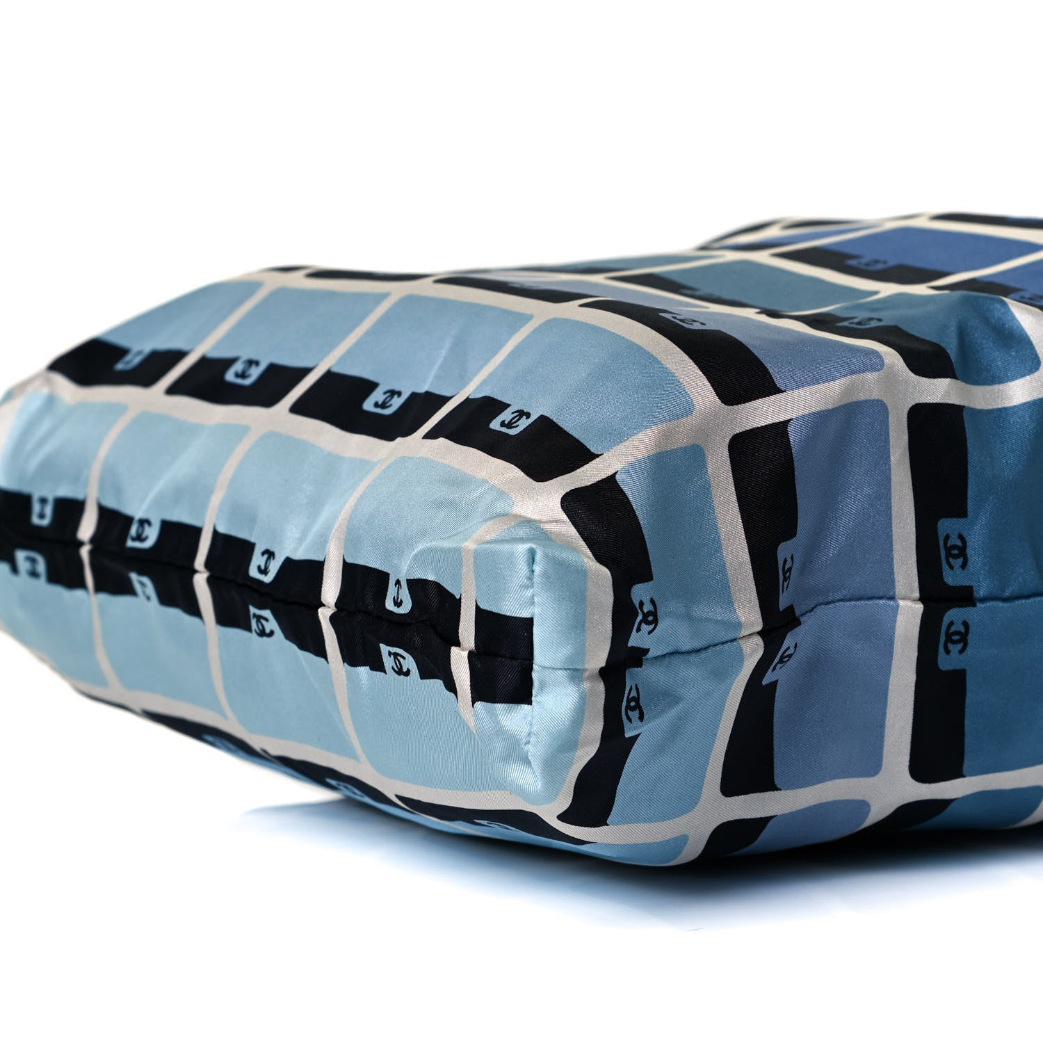 Chanel Caviar Fabric Quilted Foldable Tote With Chain Black Multicolor 14 of 14