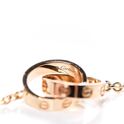 Cartier 18K Yellow Gold Interlocking LOVE Necklace 6 of 7