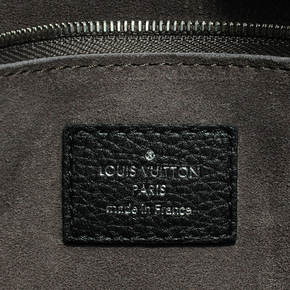 Louis Vuitton Veau Cachemire Soft Lockit MM Black 7 of 9