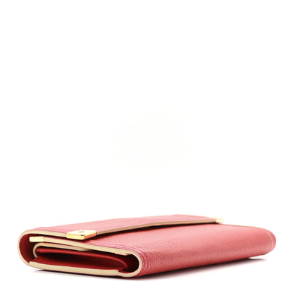 Louis Vuitton Suhali Porte Tresor International Wallet Geranium 4 of 7