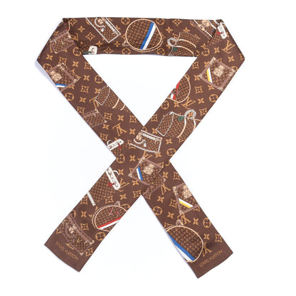Louis Vuitton Silk Monogram Trunks Bandeau 1 of 3