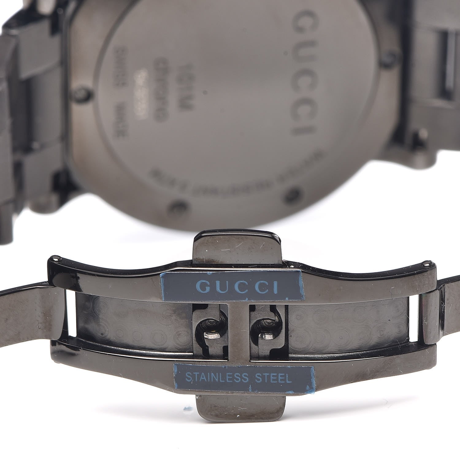 Gucci PVD Stainless Steel 44mm 101M G-Chrono Quartz Watch Black 6 of 8