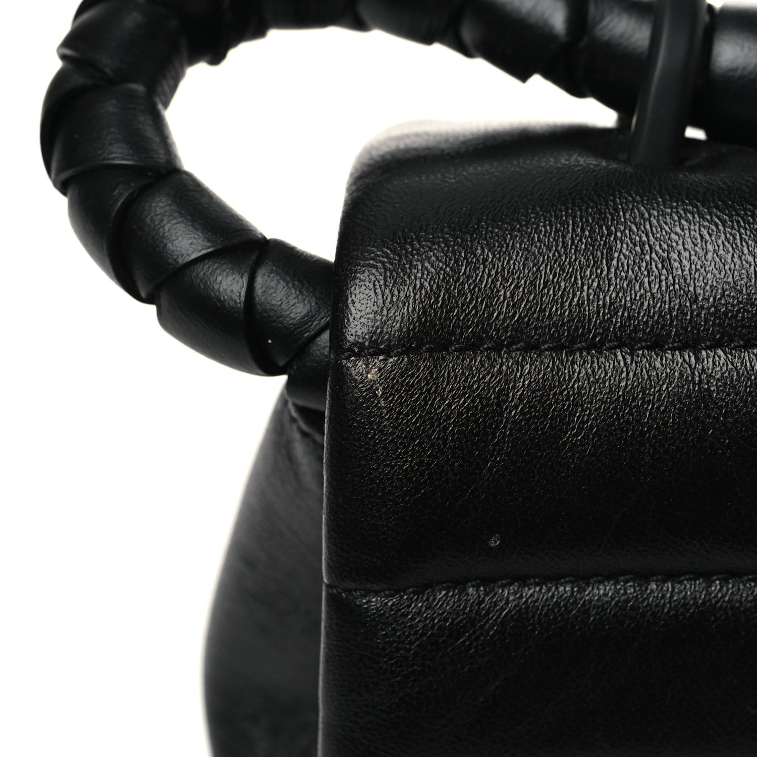 Burberry Lambskin Quilted Small Lola Hoof Bag Black 9 of 9