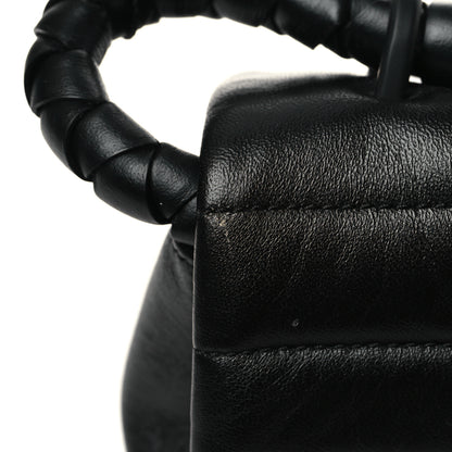 Burberry Lambskin Quilted Small Lola Hoof Bag Black 9 of 9