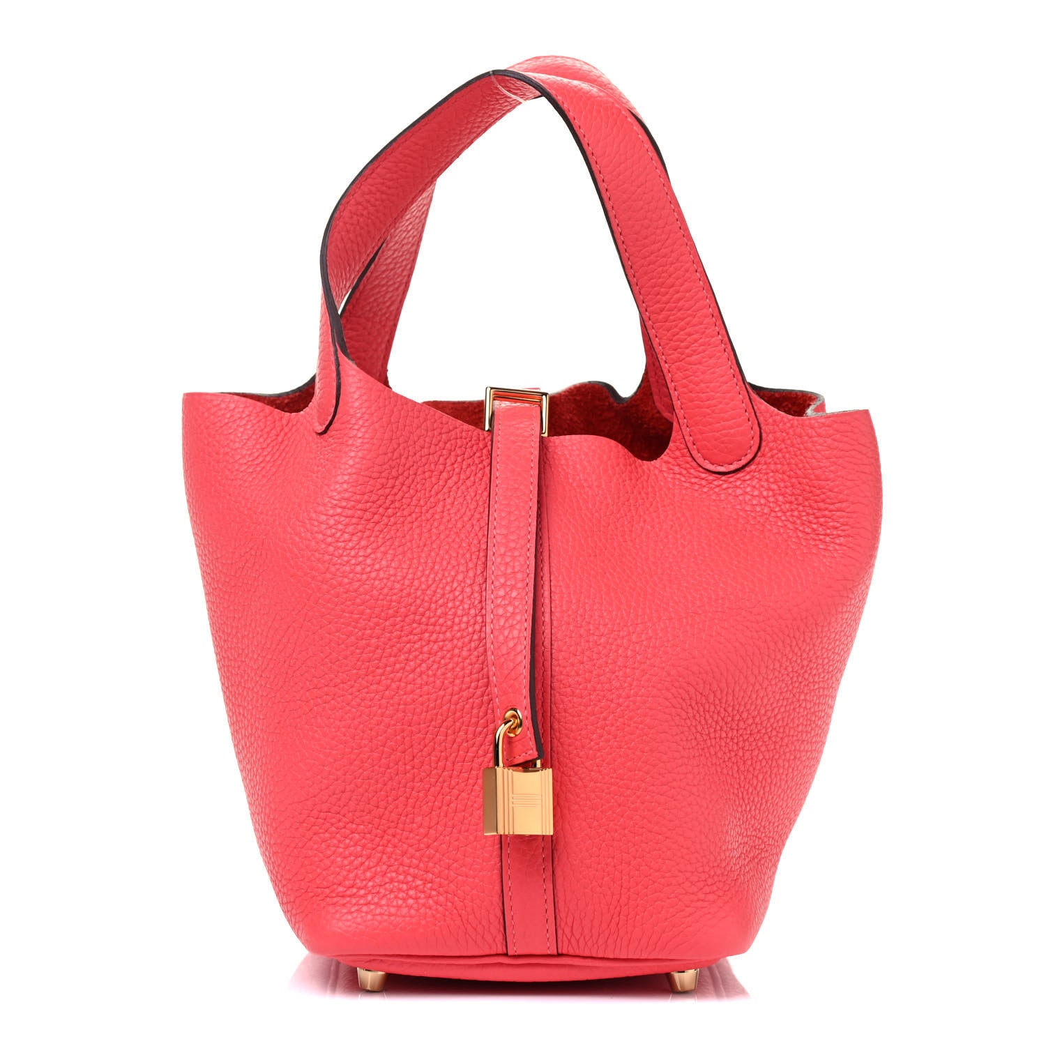 Hermes Taurillon Clemence Picotin Lock 18 PM Rose Jaipur 1 of 10