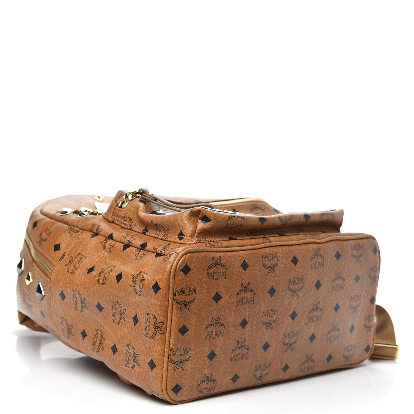 Visetos Studded Medium Stark M Backpack Cognac
