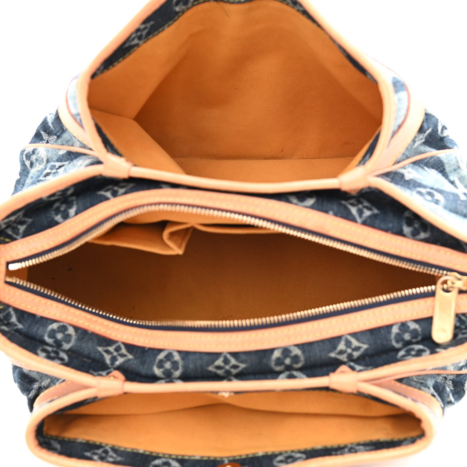 Louis Vuitton Denim Raye Porte Epaule MM 4 of 9