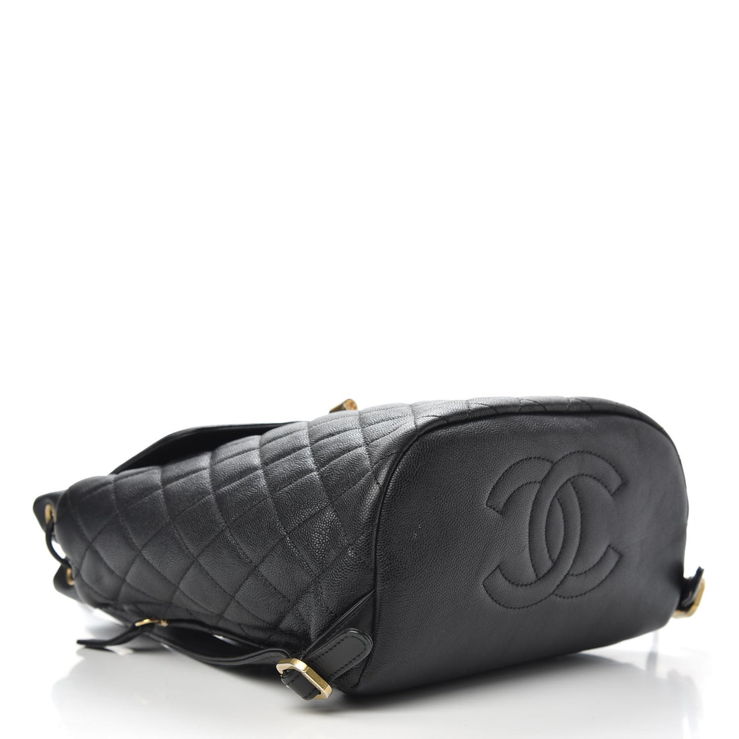 Caviar Quilted Filigree Backpack Black