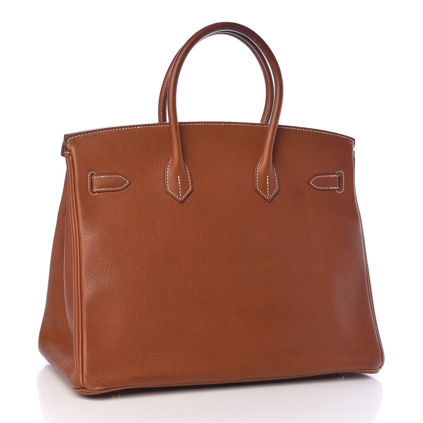 Natural Barenia Faubourg Birkin 35 Fauve