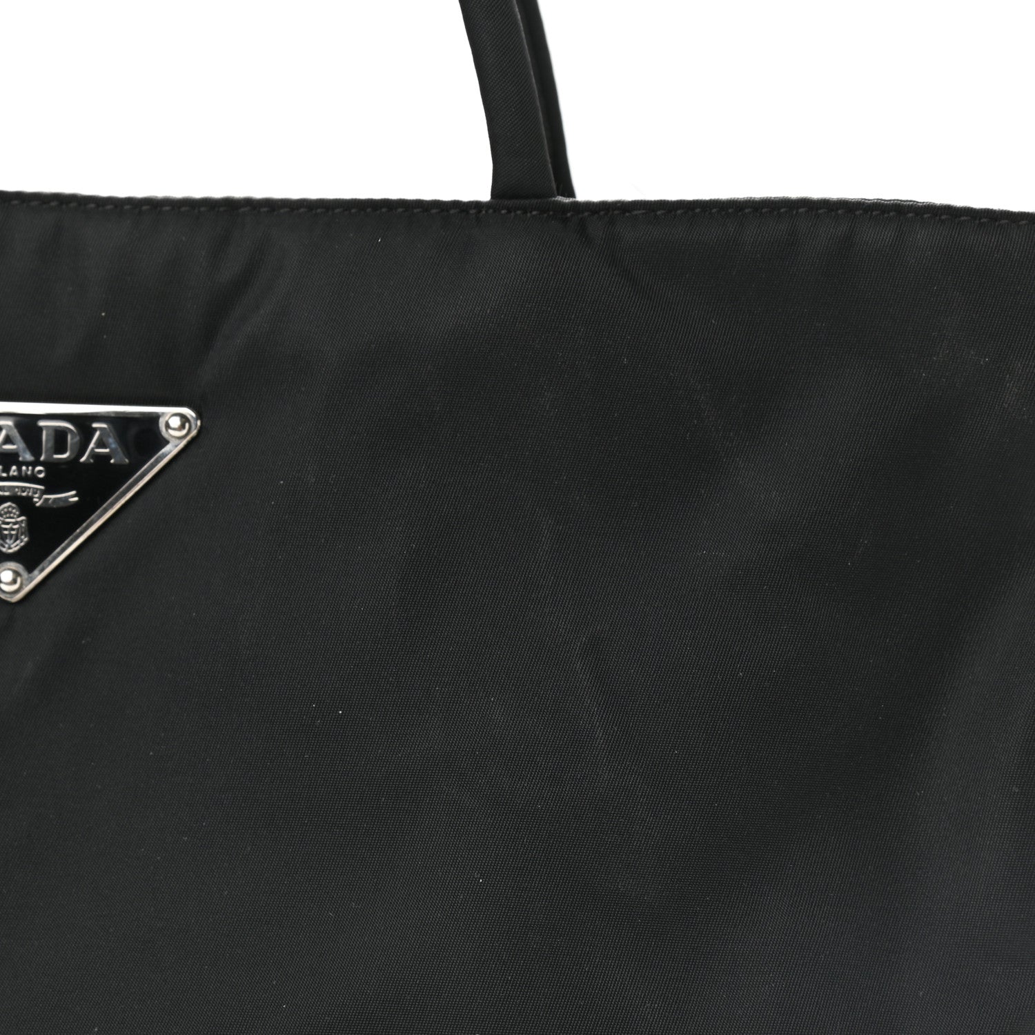 Prada Calfskin Tessuto Nylon Easy Shoulder Bag Black 10 of 13