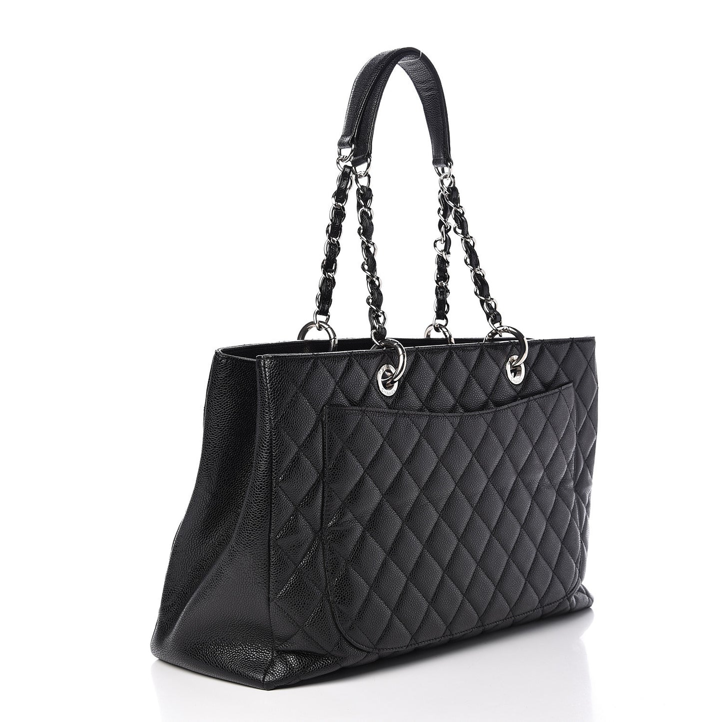 Caviar Quilted XL Grand Shopping Tote GST Black