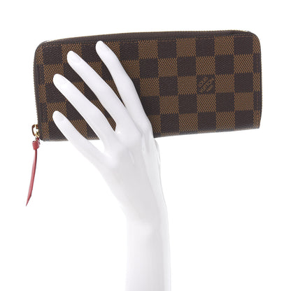 Louis Vuitton Damier Ebene Clemence Wallet Cherry 2 of 7
