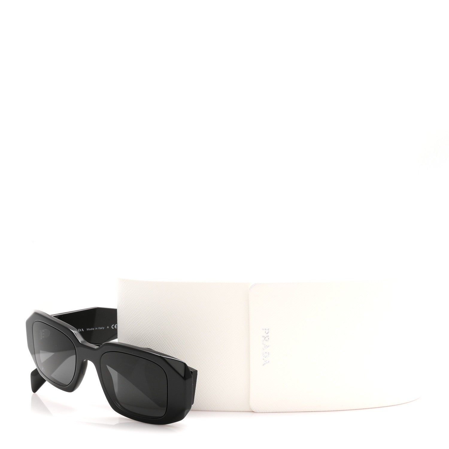 Prada Acetate Symbole Sunglasses SPR 17W Black 7 of 7