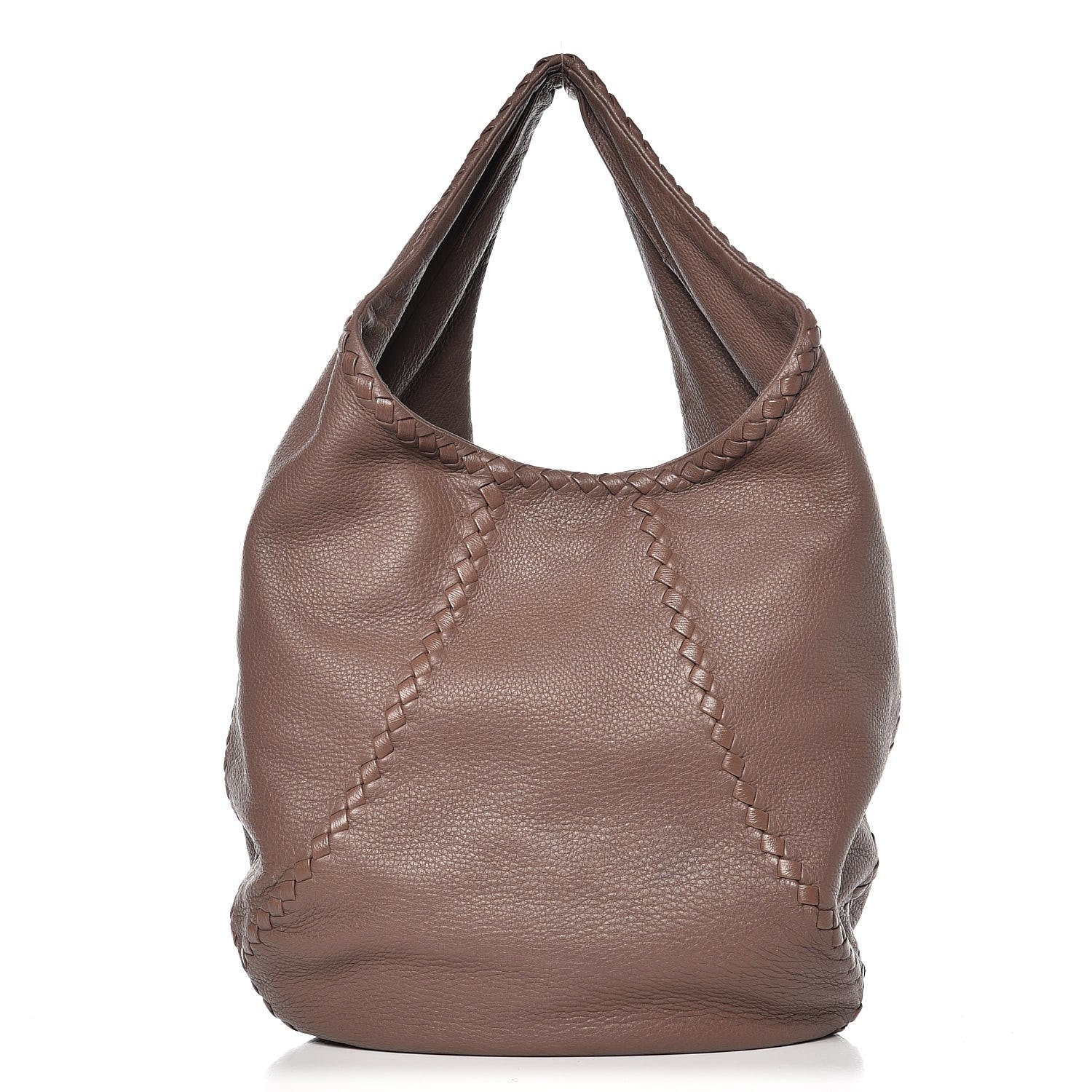 Bottega Veneta Cervo Deerskin Large Hobo Elephant 1 of 9