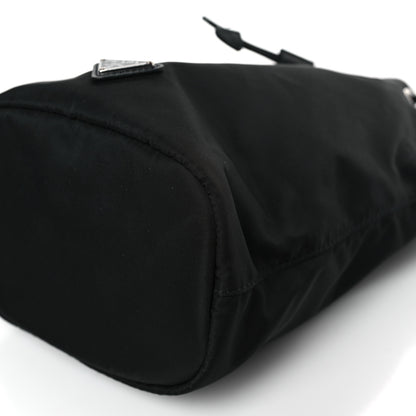 Prada Nylon Vela Drawstring Wristlet Pouch Black 9 of 9