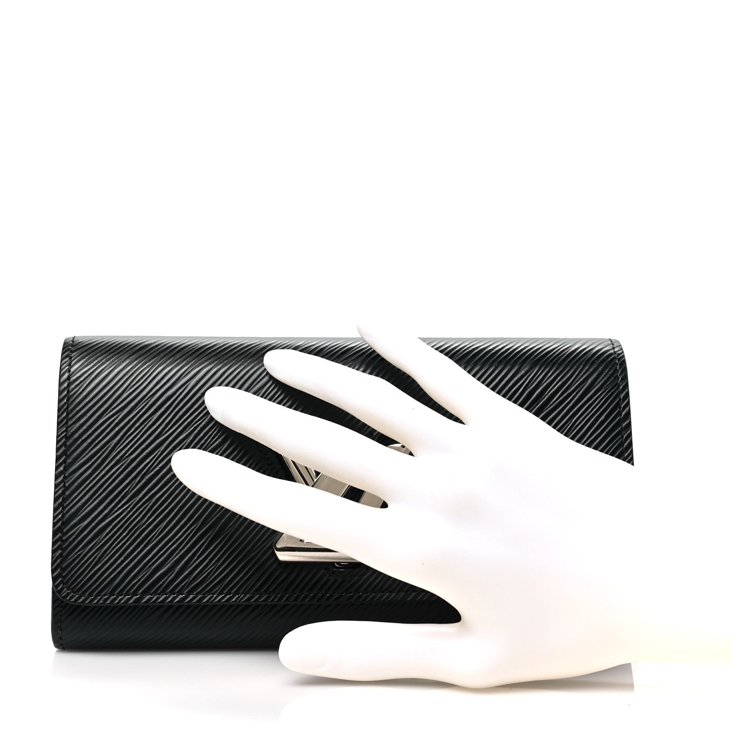 Louis Vuitton Epi Twist Wallet Black 2 of 7
