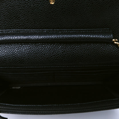 Chanel Caviar Quilted Wallet On Chain WOC Black 4 of 4