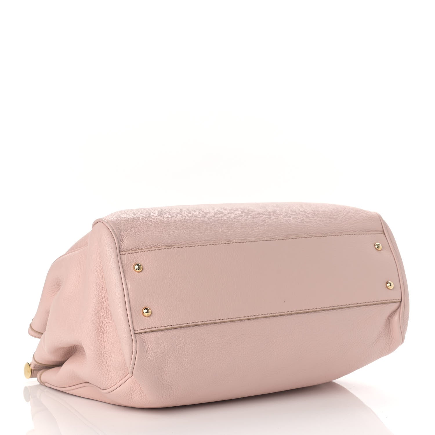 Dolce & Gabbana Grained Deerskin Extra Large Miss Sicily Satchel Light Pink 4 of 18
