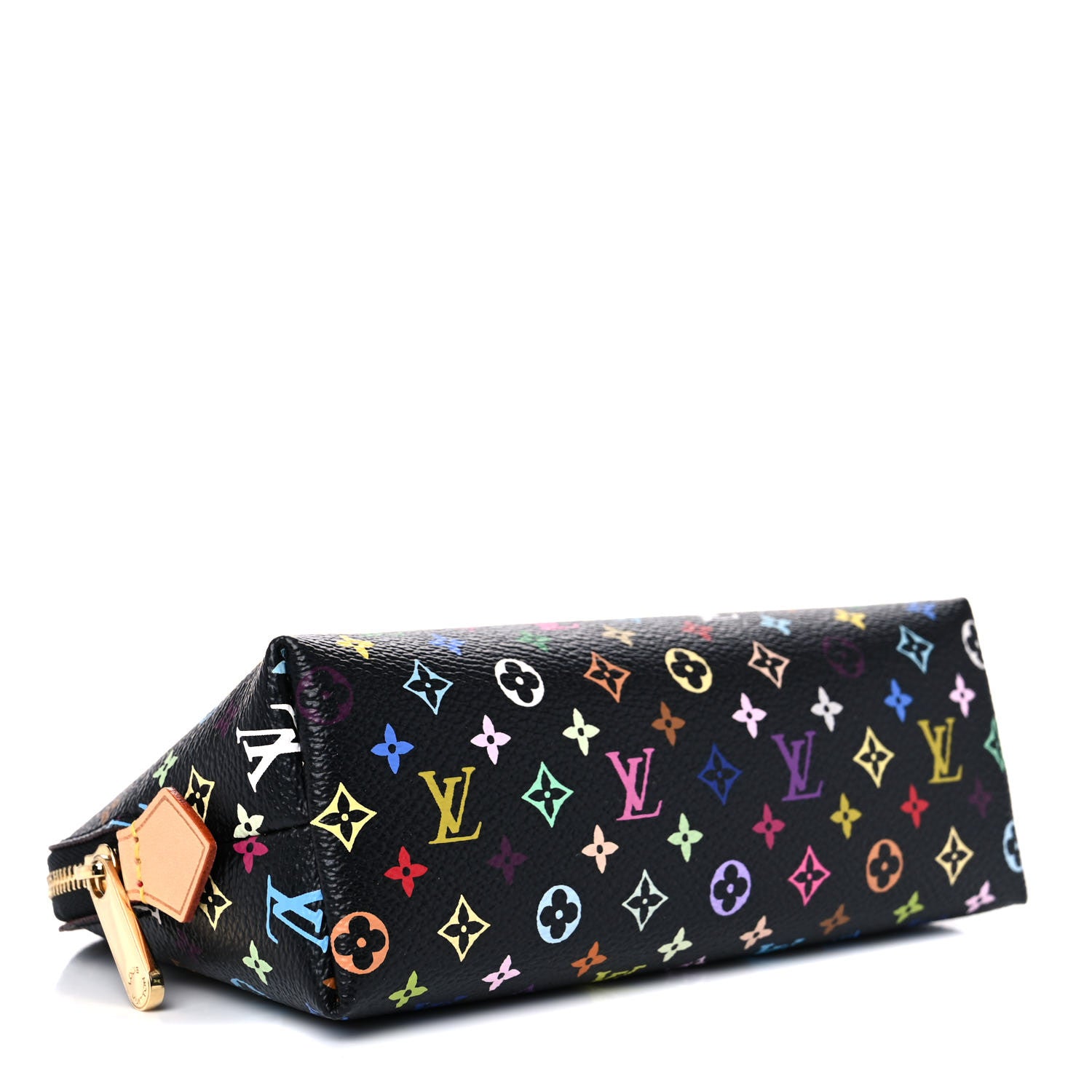 Louis Vuitton Monogram Multicolor Cosmetic Pouch Black Grenade 4 of 10