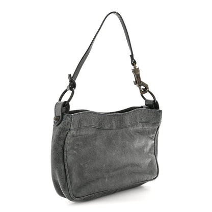 Balenciaga Agneau Classic Hardware Shoulder Bag Black 3 of 11