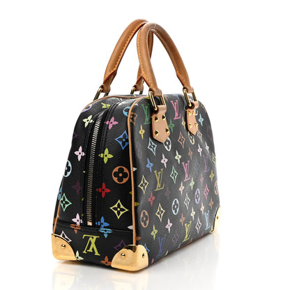 Louis Vuitton Monogram Multicolor Trouville Black 3 of 10